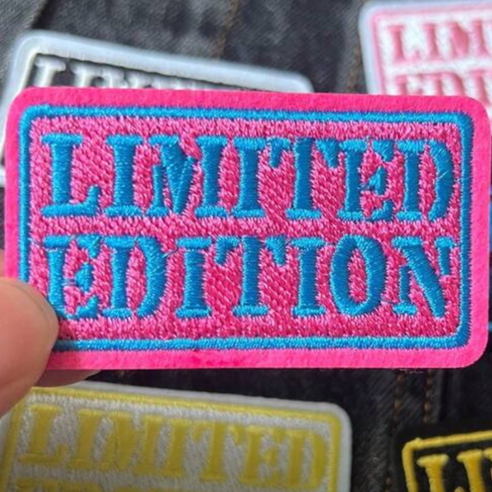 Pink and Blue Limited Edition Patches